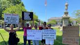 Protesters take to Taunton Green over toppling of Roe v. Wade