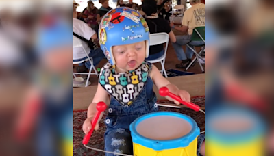 Tiny Drummer Boy Melts Hearts With ‘Bruh’ Face After His Music Festival Solo is Cut Short