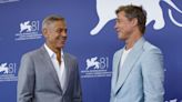 Brad Pitt y George Clooney exprimen su complicidad en Venecia con la comedia 'Wolfs'