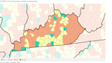 9 KY counties at low COVID community level under latest CDC update. Here’s those at high