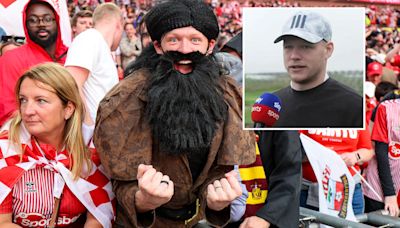 Arsenal star Aaron Ramsdale explains why he wore Hagrid outfit at play-off final