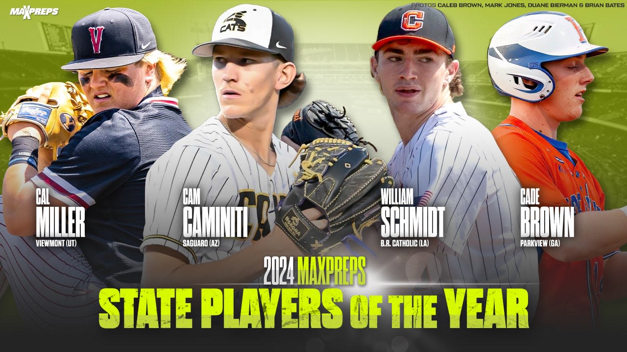 High school baseball: MaxPreps Player of the Year in every state