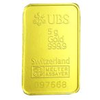 UBS kinebar 黃金條塊 (5公克)