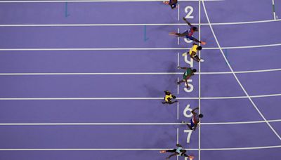 This Image of Noah Lyles Winning the 100 M Is the Definition of a Photo Finish