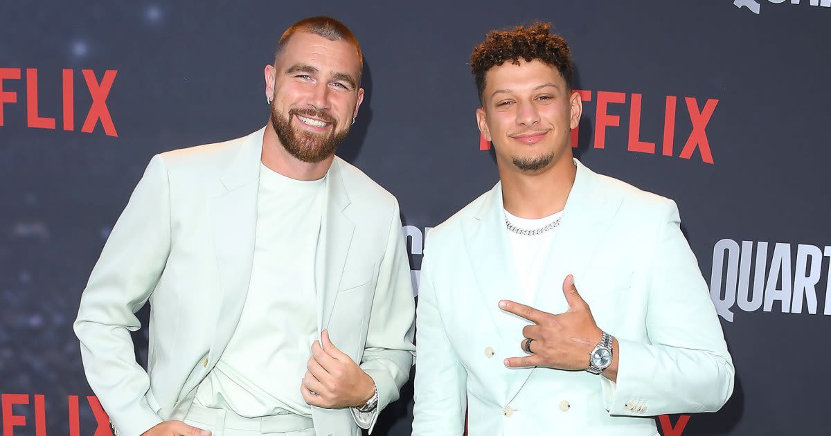 Patrick Mahomes Jokes He Can't Keep Up With Travis Kelce at Parties