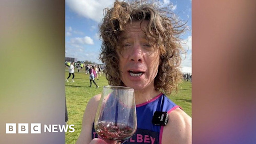 London Marathon runner completes race after tasting 25 glasses of wine