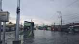 Caen fuertes lluvias en Ecatepec; suspenden servicio del Mexibús