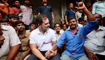 Rahul Gandhi meets labourers, says life's mission to ensure respect for workers