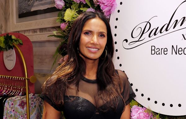 Padma Lakshmi Celebrates Summer in a Head-Turning Leopard-Print Bikini (PHOTOS)