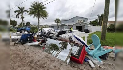 Florida Man Rejects Hurricane Milton Evacuation, Insists On Staying In His Boat | Video