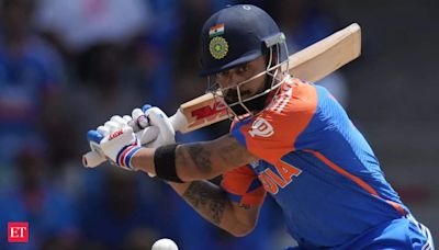 Virat Kohli hits his first half-century of T20 World Cup to resurrect India's innings