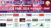 Mangaluru: 'Job Fair - 2024' to be organized at Milagres College on Jul 30