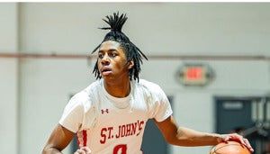 Omari Witherspoon's St. John's High School Career Home