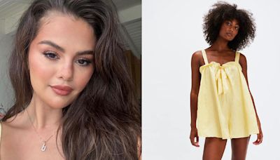 Selena Gomez Makes the Case for Butter Yellow in $78 Romper