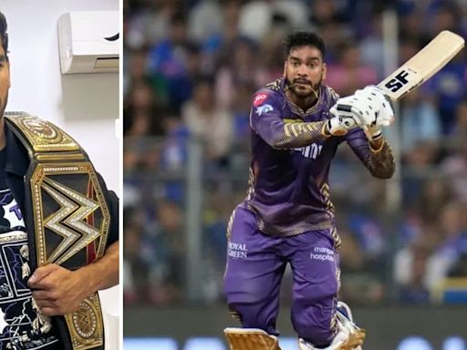 Kolkata Knight Riders’ Venkatesh Iyer Expresses His Love for WWE With a Chokeslam | WATCH - News18