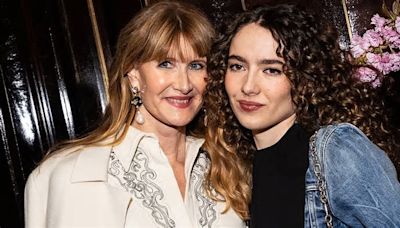 Laura Dern, 57, supported by daughter Jaya Harper, 19, as she co-hosts starry New York party for launch of Roger Vivier short films