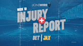 Lions injury update to start Week 13: Who sat out Wednesday’s practice, who was limited and more