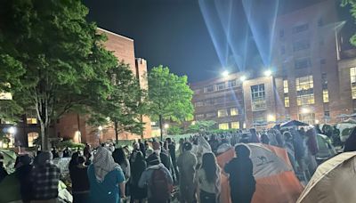 DC police remove barricades from George Washington University as pro-Palestine protests enter 8th day