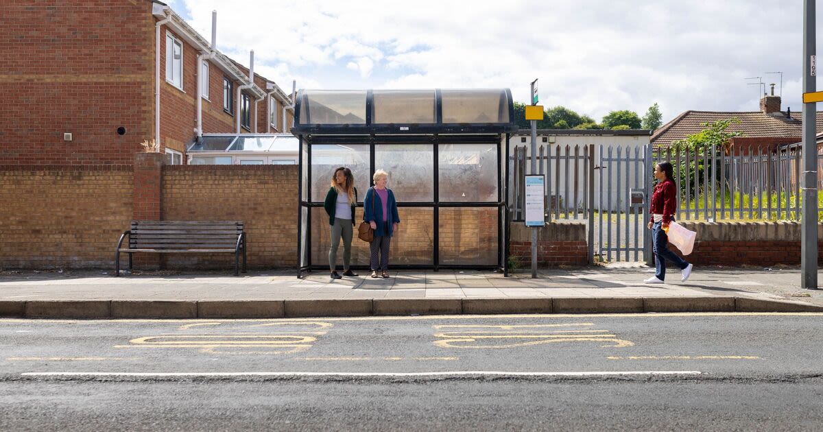 Heartbreaking moment pensioner crawls on hands and knees after bus axed