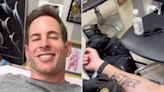 Tarek El Moussa Jokes He Got a Tattoo of His Wife Heather's Name with a Misspelling — and Fans Fall for It!