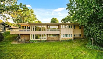 Frank Lloyd Wright-inspired Edina mansion lists for $2 million