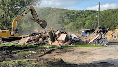 Dam Store demolished from Rapidan Dam riverbank, couldn't be saved