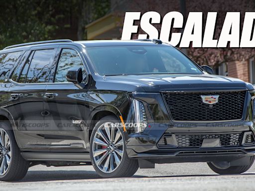 2025 Cadillac Escalade V Snapped Completely Undisguised At McDonald’s Lunch Stop