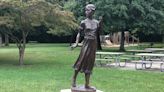 Stolen Madeline Bertrand sculpture back and whole again at her county park in Niles