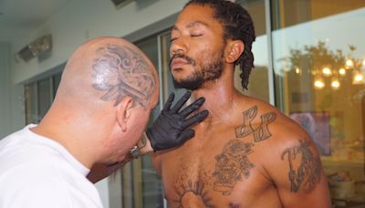 WATCH: Derrick Rose Showed His Deep Affection for His Wife, Alaina A. Anderson, by Getting a Facial Tattoo