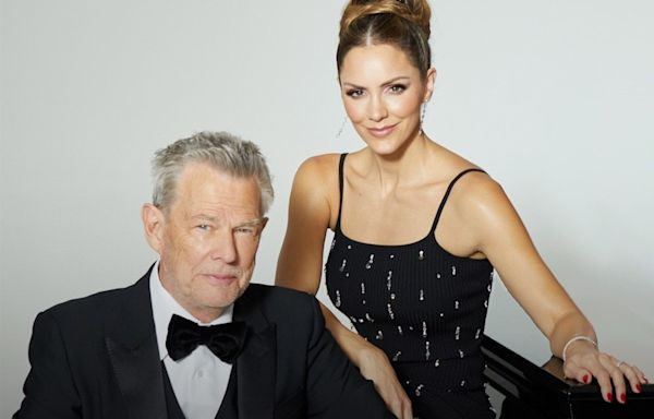 Talking with David Foster and Katharine McPhee as they travel to Kalamazoo