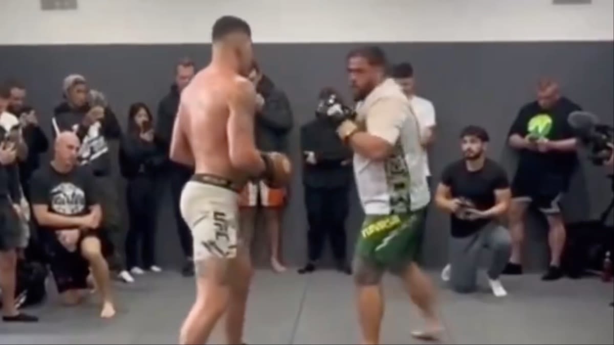 WATCH | Alex Pereira spars with UFC heavyweight Tai Tuivasa | BJPenn.com