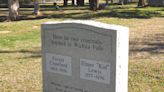 New monument at Riverside Cemetery memorializes infamous bank robbers