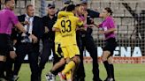 Referee Frappart escorted off pitch by police after Greek Cup final