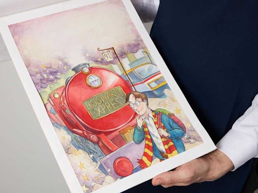 Original cover art for 'Harry Potter and the Philosopher's Stone' expected to set auction record