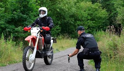 Police use new forensic spray to 'tag' louts who cause misery on off-road bikes