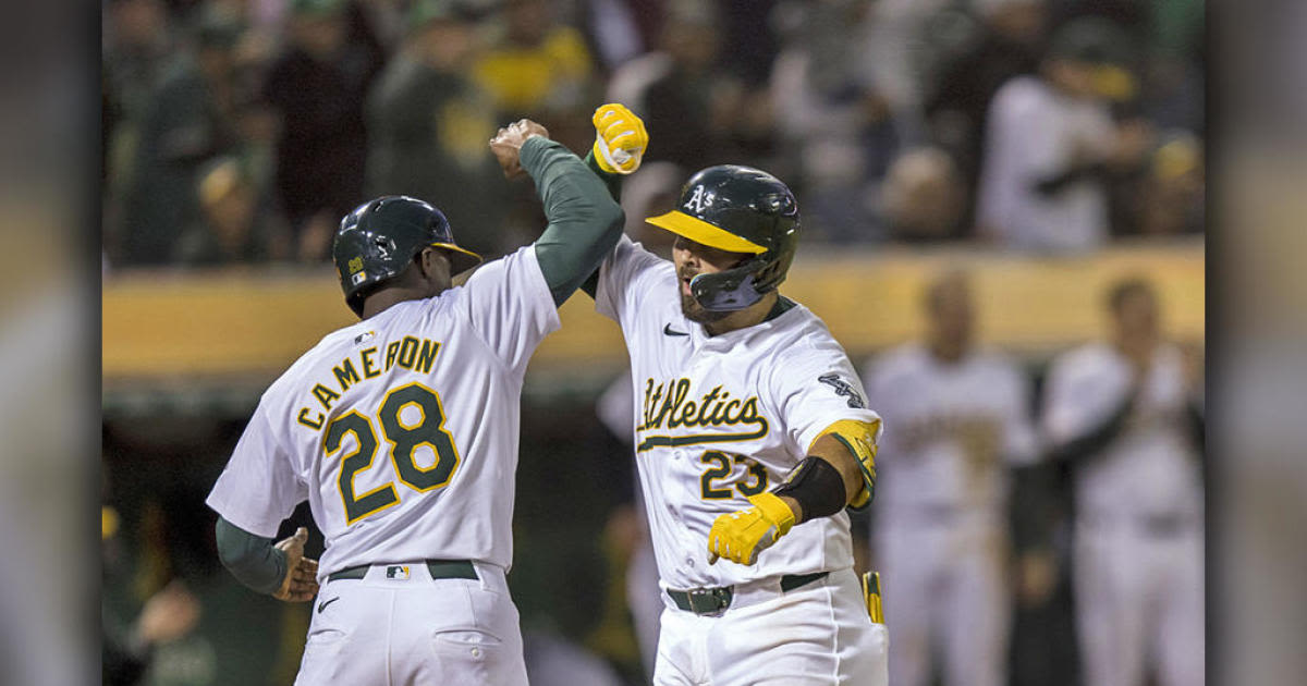 A's rally to beat Twins on Langeliers' homer in 8th