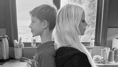 Jessica Simpson Poses Back-to-Back with Much-Taller Son Ace, 11