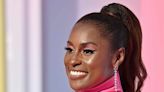 Issa Rae Paired a Swirly French Manicure With Hot Pink Velvet for the “Barbie” Premiere