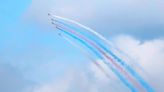 Red Arrows in Sussex skies for Goodwood Festival of Speed and will return