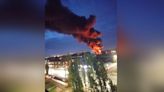 Conflagration breaks out in plastic warehouse in Russian Voronezh