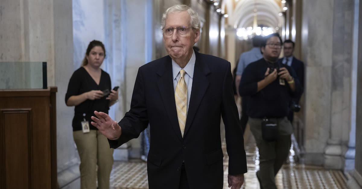 Mitch McConnell Compares Biden’s Supreme Court Reforms to Jan 6: ‘Ought to Not Try to Break the Rules’