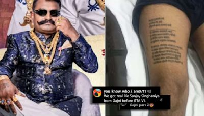Police Gets Clue On Supari Killing Of Mumbai Man From His Tattoo Of 22 Rivals; Internet Calls It Ghajini 2.0