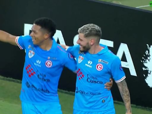 Golazo de Pablo Erustes con espectacular ‘sombrero’ en Deportivo Garcilaso vs Cuiabá por Copa Sudamericana