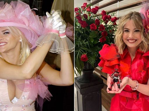 Anna Nicole Smith's daughter Dannielynn Birkhead steps out in a bold red gown at Kentucky Derby