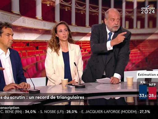 "Vous êtes ridicule madame !" : Éric Dupond-Moretti s'emporte contre Laure Lavalette (RN) lors de la soirée législatives de France 2