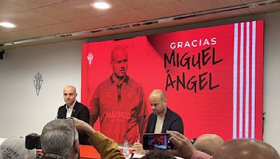 Miguel Ángel Ramírez no seguirá como entrenador del Sporting Gijón