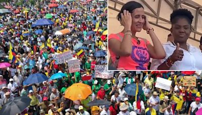 Francia Márquez participó de las marchas desde Cali y envió contundente mensaje: “Vamos firmes con las reformas”