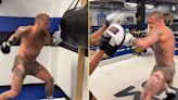 Jake Paul posts training footage and fans warn Mike Tyson and Mike Perry