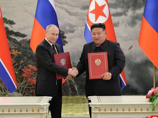 Putin, Kim sign pact: North Korea, Russia to give all military help if other is attacked