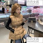 羽絨服女款高端女馬甲2022新款韓版時尚洋氣加厚寬松羽絨背心外套丹丹女裝